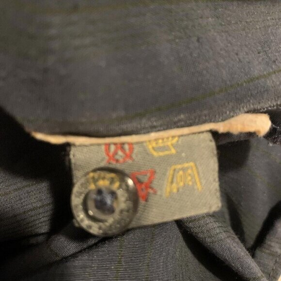 Urban Rags Mens Shirt Long Sleeve Size Large Dark Blue Stitching Defect - Picture 4 of 8